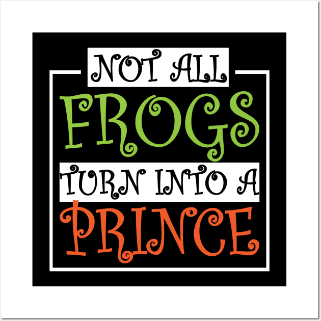 Frogs turn into a Prince Wall Art by Dojaja